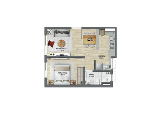 Imagem Apartamento com 1 Quarto à Venda, 55 m² em Menino Deus - Porto Alegre Imagem Apartamento com 1 Quarto à Venda, 55 m² em Menino Deus - Porto Alegre