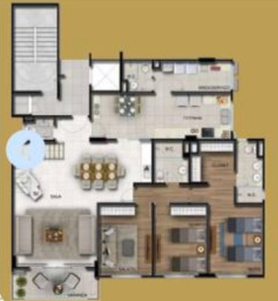 Imagem Apartamento com 2 Quartos à Venda, em Centro - Tatuí Imagem Apartamento com 2 Quartos à Venda, em Centro - Tatuí