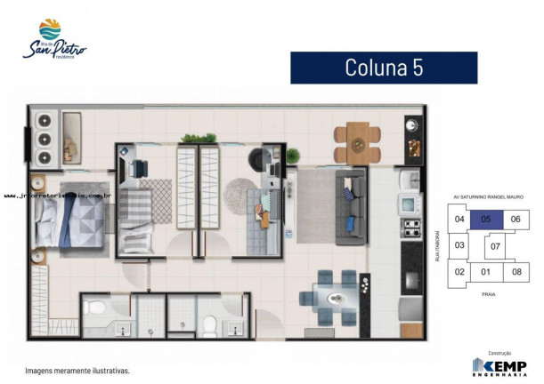 Imagem Imóvel com 3 Quartos à Venda, 80 m² em Praia Itaparica - Vila Velha