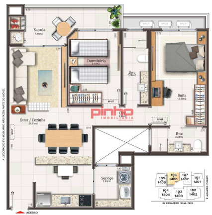Imagem Apartamento com 2 Quartos à Venda, 96 m² em Campinas - São José Imagem Apartamento com 2 Quartos à Venda, 96 m² em Campinas - São José