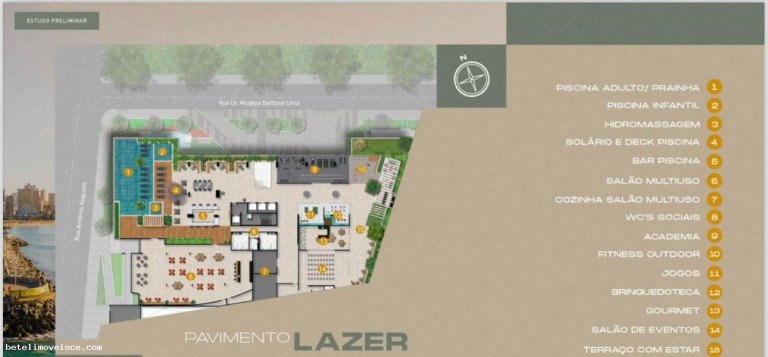 Imagem Imóvel com 1 Quarto à Venda, 27 m² em Praia De Iracema - Fortaleza Imagem Imóvel com 1 Quarto à Venda, 27 m² em Praia De Iracema - Fortaleza