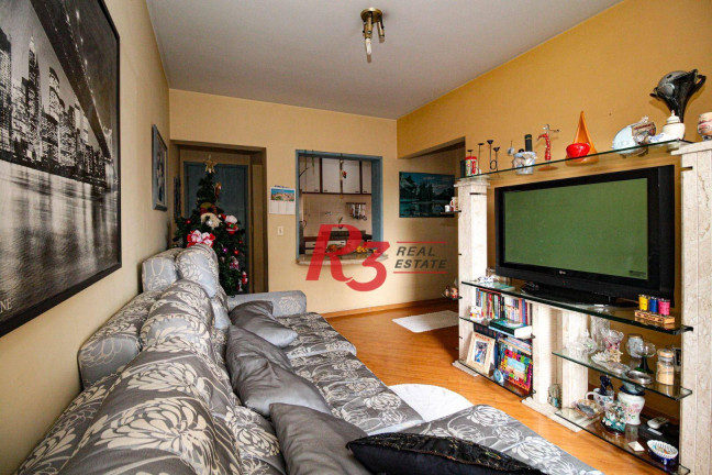 Imagem Apartamento com 1 Quarto para Alugar, 55 m² em Boqueirão - Santos