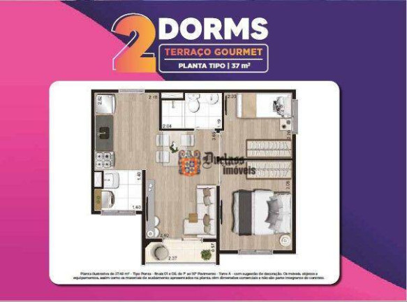 Imagem Apartamento com 2 Quartos à Venda, 37 m² em Paraíso Do Morumbi - São Paulo Imagem Apartamento com 2 Quartos à Venda, 37 m² em Paraíso Do Morumbi - São Paulo