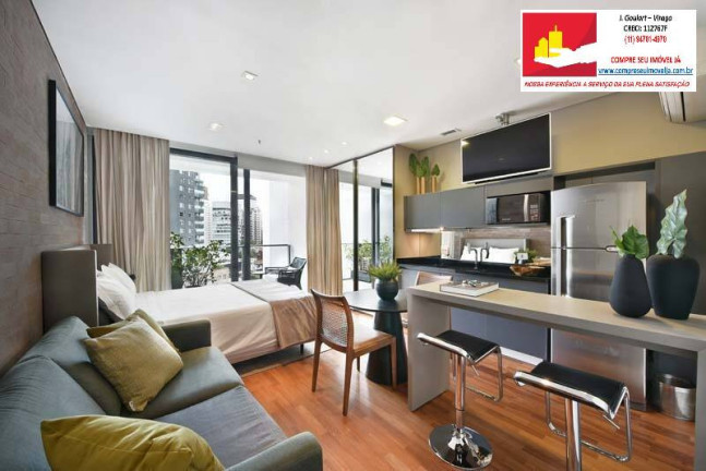 Imagem Studio com 1 Quarto à Venda, 35 m² em Vila Olimpia - São Paulo