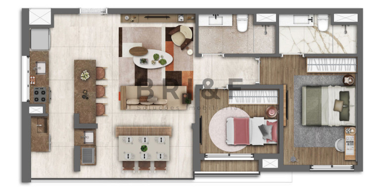 Imagem Apartamento com 2 Quartos à Venda, 69 m² em Brooklin - São Paulo Imagem Apartamento com 2 Quartos à Venda, 69 m² em Brooklin - São Paulo