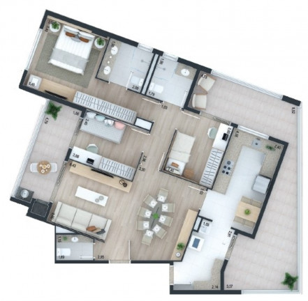 Imagem Imóvel com 3 Quartos à Venda, 105 m² em Juvevê - Curitiba Imagem Imóvel com 3 Quartos à Venda, 105 m² em Juvevê - Curitiba