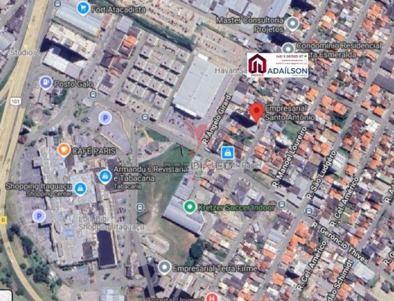 Sala Comercial à Venda, 36 m² em Barreiros - São José