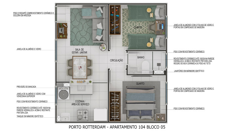 Imagem Apartamento com 2 Quartos à Venda, 42 m² em Rondônia - Novo Hamburgo Imagem Apartamento com 2 Quartos à Venda, 42 m² em Rondônia - Novo Hamburgo