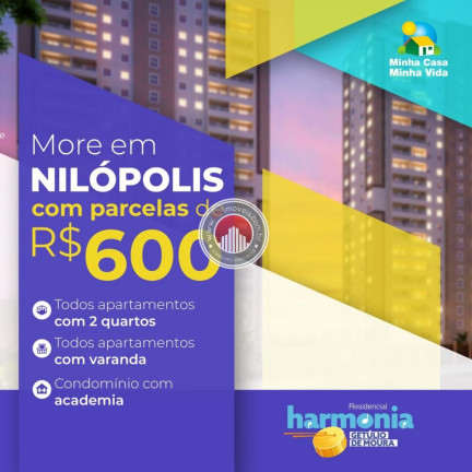 Imagem Apartamento com 2 Quartos à Venda, 46 m² em Centro - Nilopolis Imagem Apartamento com 2 Quartos à Venda, 46 m² em Centro - Nilopolis