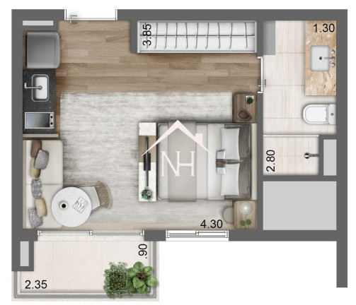 Imagem Apartamento com 1 Quarto à Venda, 26 m² em Perdizes - São Paulo Imagem Apartamento com 1 Quarto à Venda, 26 m² em Perdizes - São Paulo