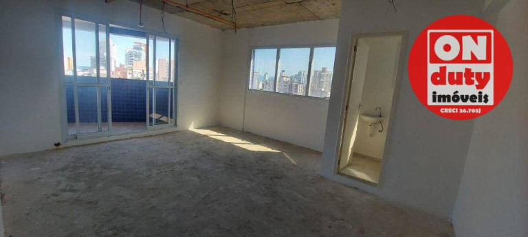 Sala Comercial à Venda ou Locação, 37 m² em Ponta Da Praia - Santos