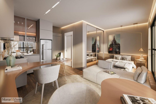 Imagem Apartamento com 1 Quarto à Venda, 32 m² em Batel - Curitiba Imagem Apartamento com 1 Quarto à Venda, 32 m² em Batel - Curitiba