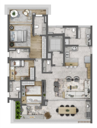 Imagem Apartamento com 3 Quartos à Venda, 226 m² em Campo Belo - São Paulo