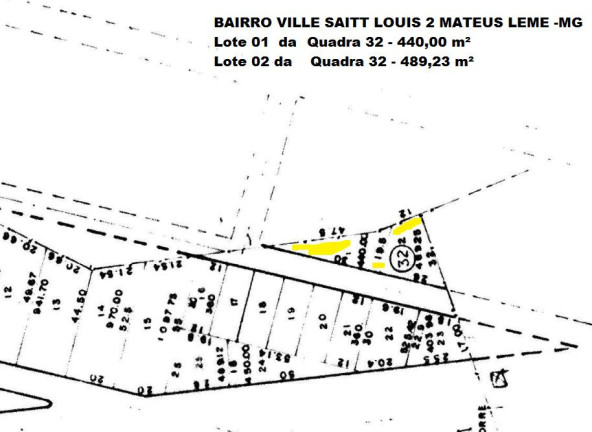 Imagem Terreno à Venda, 440 m² em Ville Saint Louis. - Mateus Leme