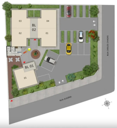 Imagem Apartamento com 2 Quartos à Venda, 44 m² em Betim Industrial - Betim