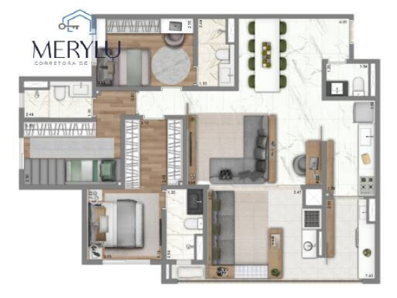 Imagem Apartamento com 3 Quartos à Venda, 109 m² em Vila Mariana - São Paulo
