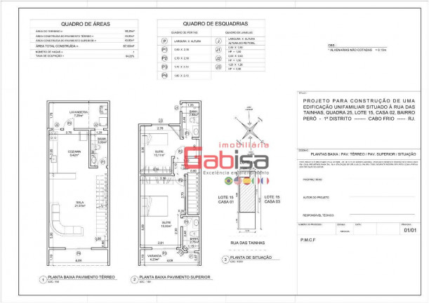 Imagem Casa com 2 Quartos à Venda, 89 m² em Peró - Cabo Frio Imagem Casa com 2 Quartos à Venda, 89 m² em Peró - Cabo Frio
