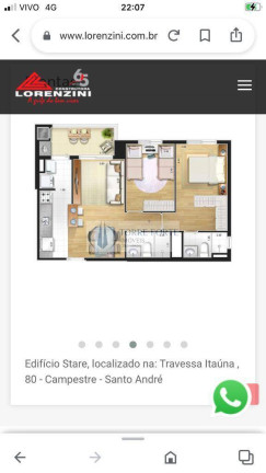 Imagem Apartamento com 2 Quartos à Venda, 65 m² em Campestre - Santo André Imagem Apartamento com 2 Quartos à Venda, 65 m² em Campestre - Santo André