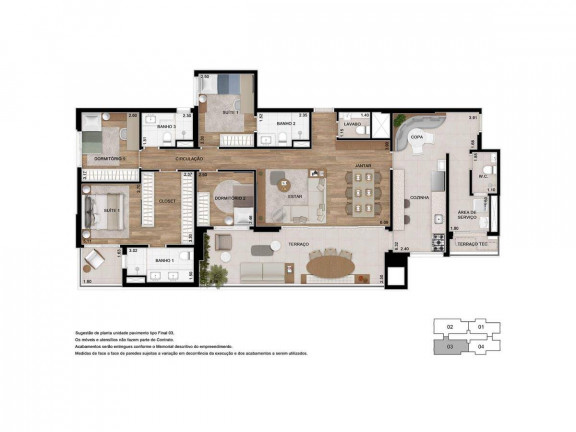 Imagem Apartamento com 4 Quartos à Venda, 155 m² em Taquaral - Campinas Imagem Apartamento com 4 Quartos à Venda, 155 m² em Taquaral - Campinas