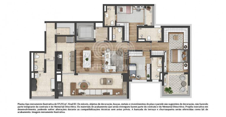 Imagem Apartamento com 3 Quartos à Venda, 173 m² em Perdizes - São Paulo Imagem Apartamento com 3 Quartos à Venda, 173 m² em Perdizes - São Paulo