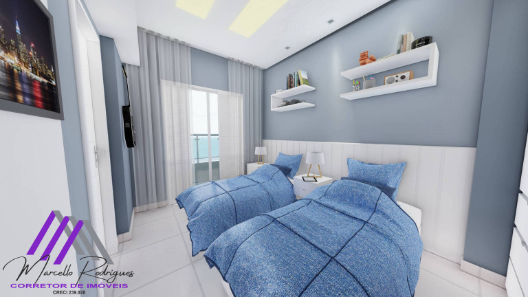 Imagem Apartamento com 2 Quartos à Venda, 91 m² em Vila Tupi - Praia Grande