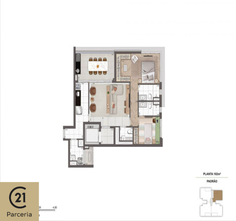 Imagem Apartamento com 2 Quartos à Venda, 102 m² em Moema - São Paulo Imagem Apartamento com 2 Quartos à Venda, 102 m² em Moema - São Paulo