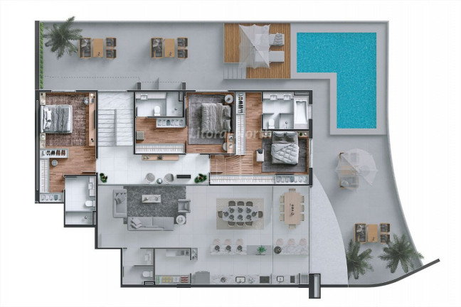 Imagem Apartamento com 3 Quartos à Venda, 180 m² em Praia Brava - Itajaí