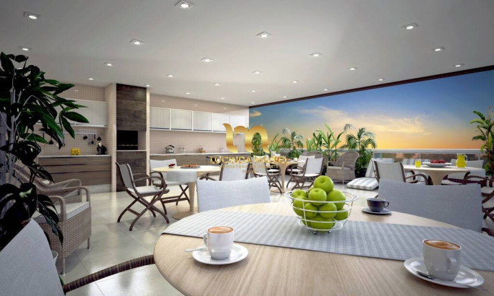 Imagem Apartamento com 2 Quartos à Venda, 65 m² em Guilhermina - Praia Grande