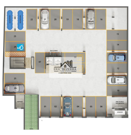 Imagem Flat com 1 Quarto à Venda, 25 m² em Intermares - Cabedelo Imagem Flat com 1 Quarto à Venda, 25 m² em Intermares - Cabedelo