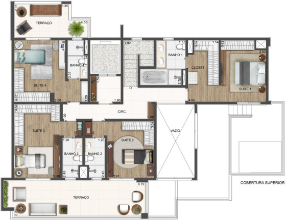 Imagem Cobertura com 4 Quartos à Venda, 284 m² em Santana - São Paulo Imagem Cobertura com 4 Quartos à Venda, 284 m² em Santana - São Paulo