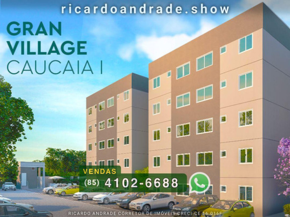 Imagem Apartamento com 2 Quartos à Venda, 40 m² em Centro - Caucaia Imagem Apartamento com 2 Quartos à Venda, 40 m² em Centro - Caucaia