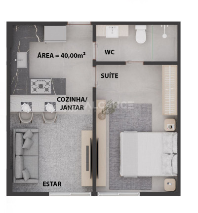 Imagem Apartamento com 2 Quartos à Venda, 60 m² em Cabo Branco - João Pessoa Imagem Apartamento com 2 Quartos à Venda, 60 m² em Cabo Branco - João Pessoa