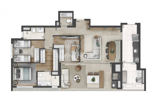 Imagem Apartamento com 3 Quartos à Venda, 110 m² em Campo Belo - São Paulo Imagem Apartamento com 3 Quartos à Venda, 110 m² em Campo Belo - São Paulo