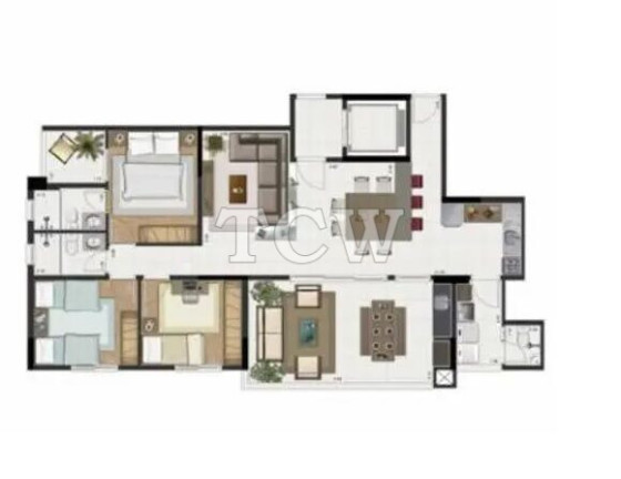 Imagem Apartamento com 3 Quartos à Venda, 103 m² em Mooca - São Paulo Imagem Apartamento com 3 Quartos à Venda, 103 m² em Mooca - São Paulo