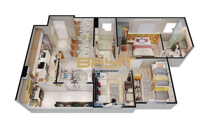 Imagem Apartamento com 3 Quartos à Venda, 60 m² em Jardim Carlos Gomes - Jundiaí Imagem Apartamento com 3 Quartos à Venda, 60 m² em Jardim Carlos Gomes - Jundiaí