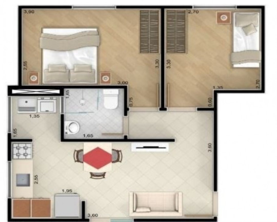 Imagem Apartamento com 2 Quartos à Venda, 45 m² em Vila Nova Sorocaba - Sorocaba Imagem Apartamento com 2 Quartos à Venda, 45 m² em Vila Nova Sorocaba - Sorocaba