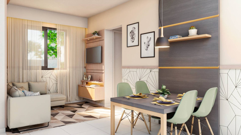 Imagem Apartamento com 2 Quartos à Venda, 40 m² em Loteamento Itaboa - Campo Largo