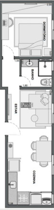 Imagem Apartamento com 1 Quarto à Venda, 37 m² em Nova Gerty - São Caetano Do Sul Imagem Apartamento com 1 Quarto à Venda, 37 m² em Nova Gerty - São Caetano Do Sul