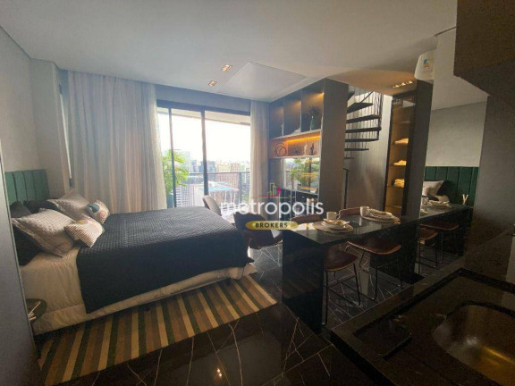 Imagem Cobertura com 1 Quarto à Venda ou Locação, 76 m² em Vila Olímpia - São Paulo
