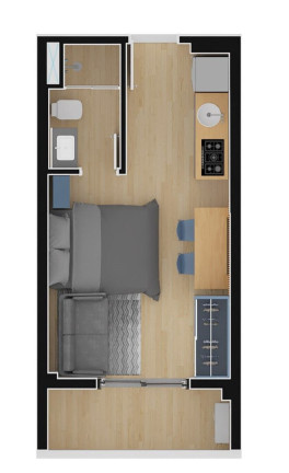 Imagem Studio com 1 Quarto à Venda, 25 m² em Bela Vista - São Paulo Imagem Studio com 1 Quarto à Venda, 25 m² em Bela Vista - São Paulo