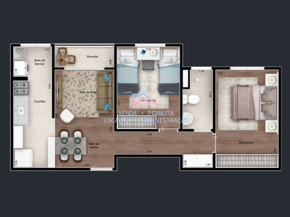 Imagem Apartamento com 2 Quartos à Venda, 52 m² em Jardim Santa Gertrudes - Jundiaí Imagem Apartamento com 2 Quartos à Venda, 52 m² em Jardim Santa Gertrudes - Jundiaí