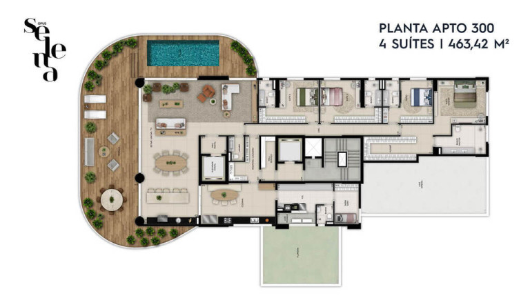 Imagem Cobertura com 5 Quartos à Venda, 730 m² em Setor Oeste - Goiânia Imagem Cobertura com 5 Quartos à Venda, 730 m² em Setor Oeste - Goiânia