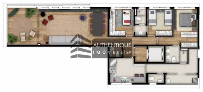 Imagem Cobertura com 3 Quartos à Venda, 361 m² em Jardins - São Paulo