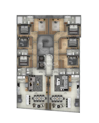 Imagem Apartamento com 3 Quartos à Venda, 112 m² em Tabuleiro - Barra Velha Imagem Apartamento com 3 Quartos à Venda, 112 m² em Tabuleiro - Barra Velha