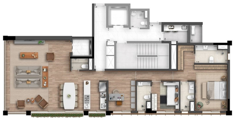 Imagem Apartamento com 3 Quartos à Venda, 147 m² em Itaim Bibi - São Paulo