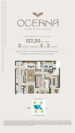 Imagem Apartamento com 3 Quartos à Venda, 127 m² em Riviera | Módulo 18 - Bertioga Imagem Apartamento com 3 Quartos à Venda, 127 m² em Riviera | Módulo 18 - Bertioga