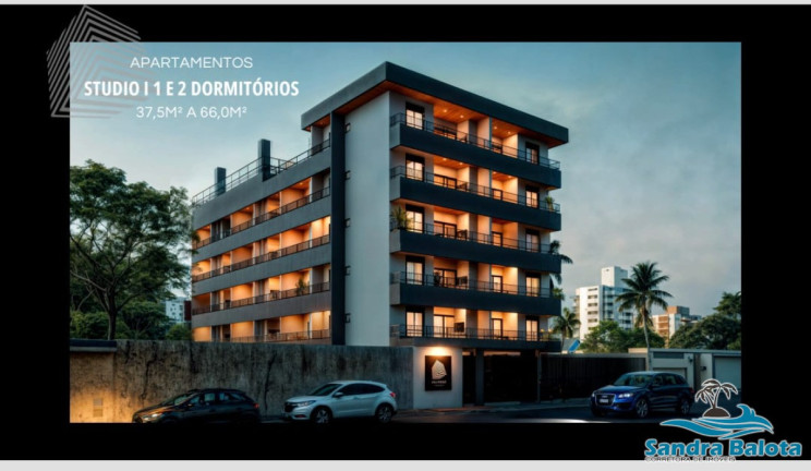 Apartamento com 1 Quarto à Venda, 37 m² em Perequê Açu - Ubatuba
