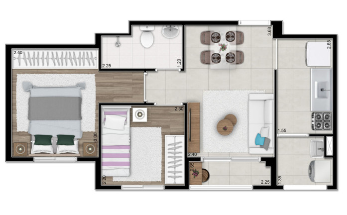 Imagem Apartamento com 2 Quartos à Venda, 39 m² em Itaquera - São Paulo Imagem Apartamento com 2 Quartos à Venda, 39 m² em Itaquera - São Paulo