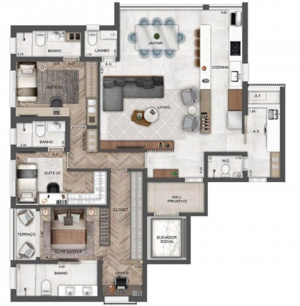 Imagem Apartamento com 2 Quartos à Venda, 88 m² em Perdizes - São Paulo Imagem Apartamento com 2 Quartos à Venda, 88 m² em Perdizes - São Paulo