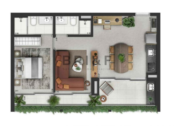Imagem Apartamento com 2 Quartos à Venda, 63 m² em Campo Belo - São Paulo Imagem Apartamento com 2 Quartos à Venda, 63 m² em Campo Belo - São Paulo